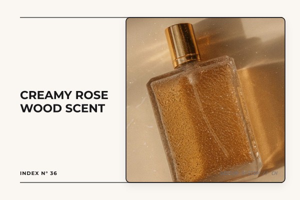 creamy rose wood scent