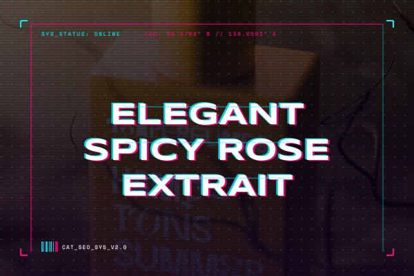 elegant spicy rose Extrait