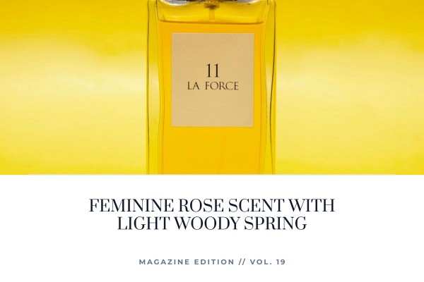 feminine rose scent with light woody spring