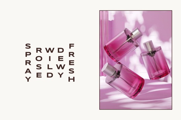 fresh dewy wild rose spray