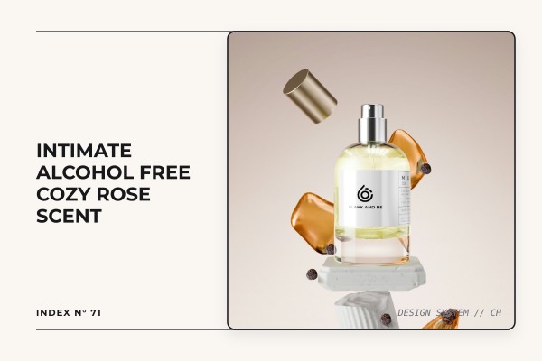 intimate alcohol free cozy rose scent