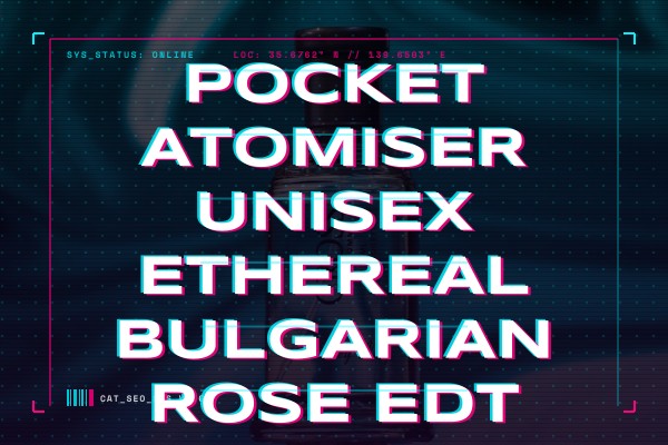 pocket atomiser unisex ethereal bulgarian rose edt