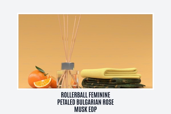rollerball feminine petaled bulgarian rose musk edp