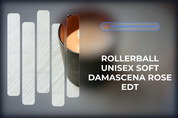 rollerball unisex soft damascena rose edt