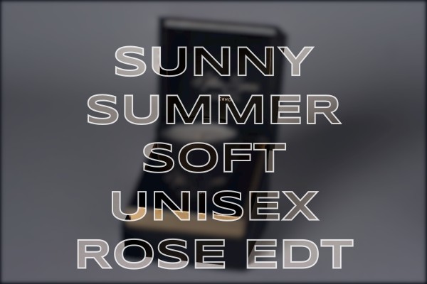 sunny summer soft unisex rose edt