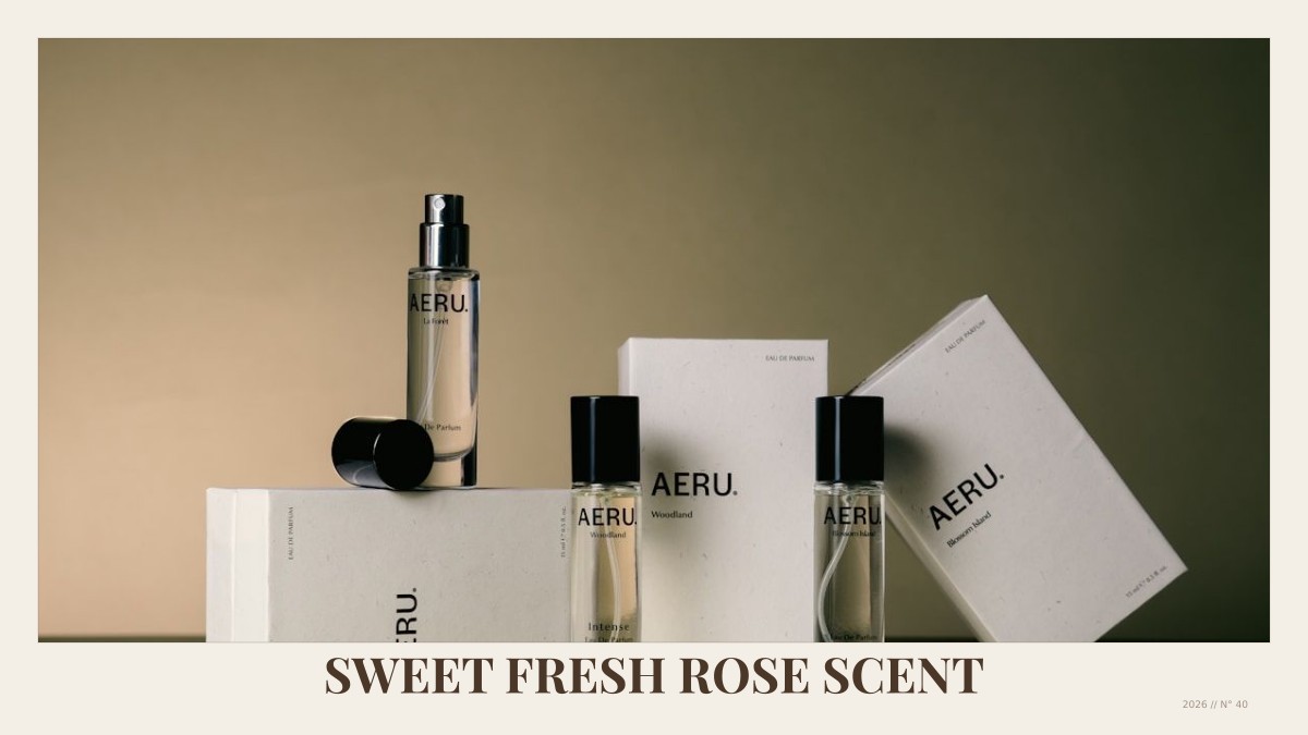 sweet fresh rose scent