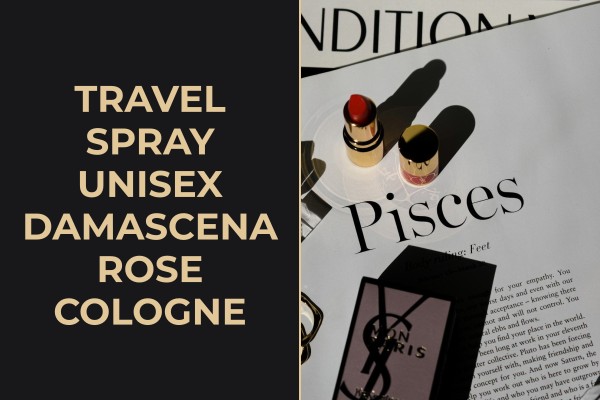travel spray unisex damascena rose cologne