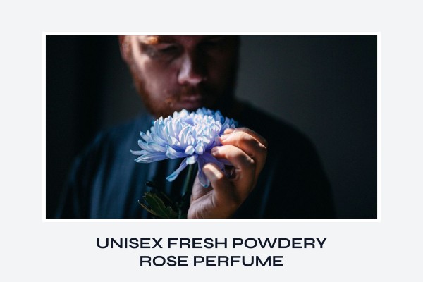 unisex fresh powdery rose perfume